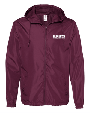 Custom Printed Apparel | Unisex Windbreaker Jacket | Chippewa Middle School - Chippewa Middle School