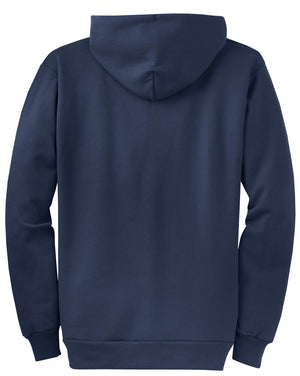 Michigan Department of Education Zip Up Hoodie Navy back view