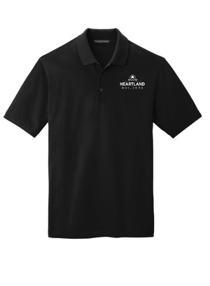 Custom Printed Apparel | Unisex/Men's Cotton Polo | Heartland Builders - Heartland Builders