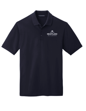 Custom Printed Apparel | Unisex/Men's Cotton Polo | Heartland Builders - Heartland Builders