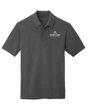 Custom Printed Apparel | Unisex/Men's Cotton Polo | Heartland Builders - Heartland Builders