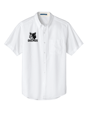 Custom Printed Apparel | Unisex/Men's Custom Button Up Shirt | Hiawatha Elementary - Hiawatha - 19478