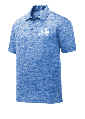 Custom Printed Apparel | Unisex/Men's Custom Performance Polo | Library of Michigan - Library of MI - 19463