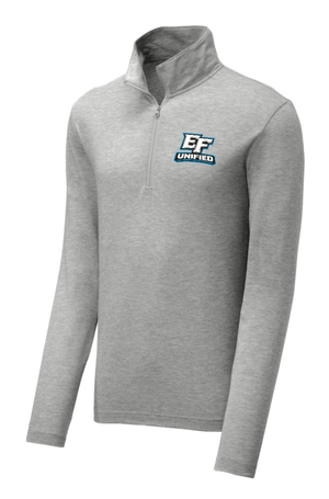 Custom Printed Apparel | Unisex/Men's Lightweight Tri-Blend 1/4 Zip | EFHS Unified Sports - EFHS - 19921