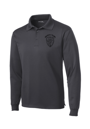 Custom Printed Apparel | Unisex/Men's Long Sleeve Performance Polo | OSL Safety Team - OSL - 19942