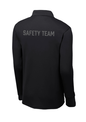 Custom Printed Apparel | Unisex/Men's Long Sleeve Performance Polo | OSL Safety Team - OSL - 19942