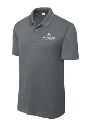 Custom Printed Apparel | Unisex/Men's Performance Polo | Heartland Builders - Heartland Builders