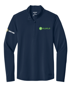 Custom Printed Apparel | Unisex/Men's Performance Stretch 1/4 Zip - Navy | KUKUI - KUKUI - KUKUI