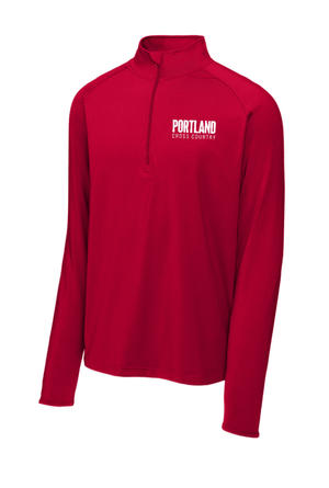 Custom Printed Apparel | Unisex/Men's Performance Stretch 1/4 Zip | Portland Cross Country - Portland XC - 20009
