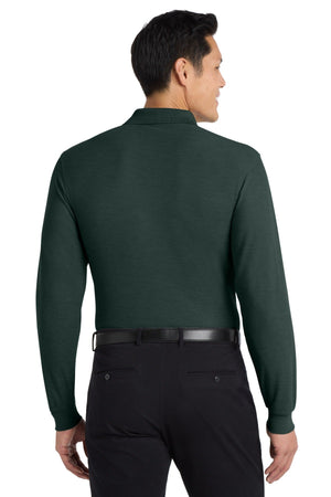 Michigan Department of Education Polo Dark Green back view