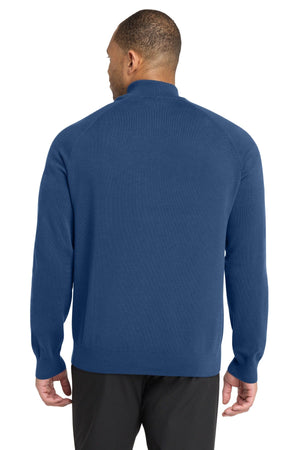 Michigan Department of Education Quarter Zip Insignia Blue back view