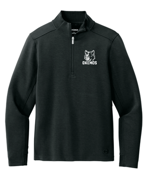 Custom Printed Apparel | Unisex/Men's Soft Stretch 1/4 Zip - Black | Hiawatha Elementary - Hiawatha - 19478