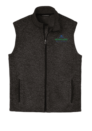 Custom Printed Apparel | Unisex/Men's Sweater Fleece Vest | Heartland Builders - Heartland Builders