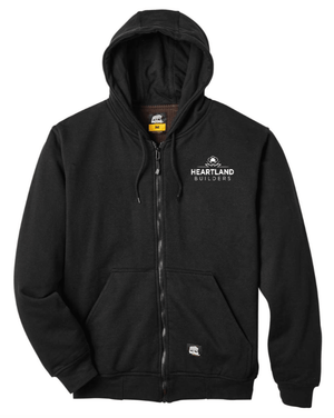 Custom Printed Apparel | Unisex/Men's Tall Thermal-Lined Hoodie | Heartland Builders - Heartland Builders