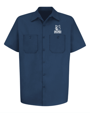 Custom Printed Apparel | Unisex/Men's Uniform Button Up Shirt | Okemos Operations - Okemos Operations - 19559