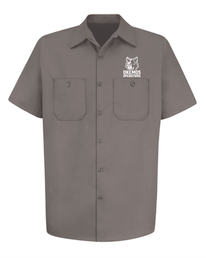 Custom Printed Apparel | Unisex/Men's Uniform Button Up Shirt | Okemos Operations - Okemos Operations - 19559