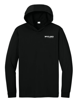 Custom Printed Apparel | Unisex/Men's Workwear Performance Hooded Long Sleeve | WIELAND - WIELAND