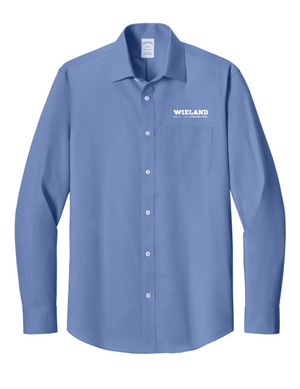 Custom Printed Apparel | Unisex/Men's Wrinkle - Free Spread Collar Button Up Shirt | WIELAND - WIELAND