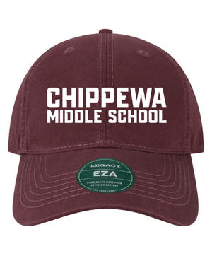 Custom Printed Apparel | Unstructured Twill Hat | Chippewa Middle School - Chippewa Middle School