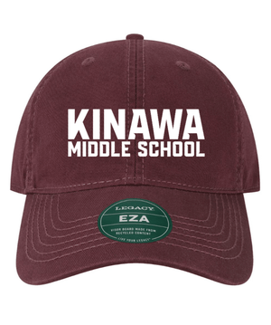 Custom Printed Apparel | Unstructured Twill Hat | Kinawa Middle School - Kinawa Middle School
