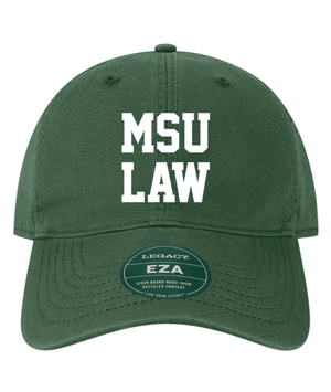 Custom Printed Apparel | Unstructured Twill Hat | MSU College of Law - MSU Law - 19732