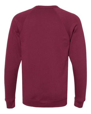 Okemos Fall Staff Shop Crewneck Maroon back view