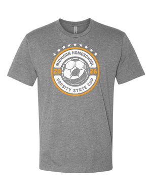 LA Dragons Fall Tournament 2026 T-Shirt Dark Heather Grey front view
