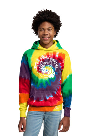Bennett Woods Spirit Wear Fall 2026 Hoodie Rainbow front view