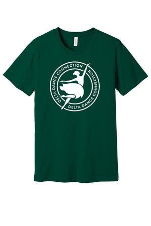 Delta Dance Connection - General T-Shirt Evergreen front view