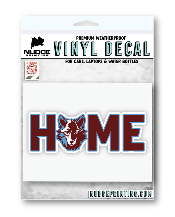 Custom Apparel - Screen Printing - Walk on Wellness - HOME Car Decal - Walk on Wellness - 15066
