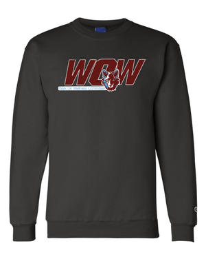 Custom Apparel - Screen Printing - Walk on Wellness - Unisex Adult Champion Crewneck Sweatshirt - Walk on Wellness - 15066
