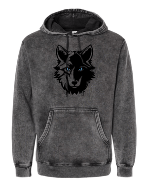Custom Apparel - Screen Printing - Walk on Wellness - Unisex Adult Mineral Wash Hoodie - Walk on Wellness - 15066