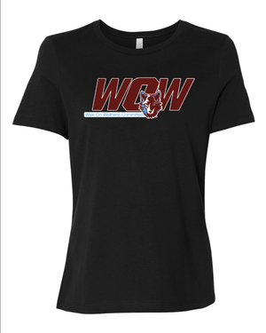 Custom Apparel - Screen Printing - Walk on Wellness - Women's Relaxed T-Shirt - Walk on Wellness - 15066