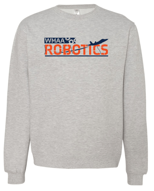 Custom Apparel - Screen Printing - West Michigan Aviation Robotics Club - Adult Unisex Crewneck Sweatshirt - West Michigan Aviation Robotics Club - 14967