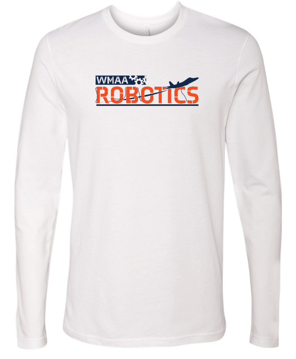 Custom Apparel - Screen Printing - West Michigan Aviation - Unisex Adult Long Sleeve T-Shirts - West Michigan Aviation Robotics Club - 14967