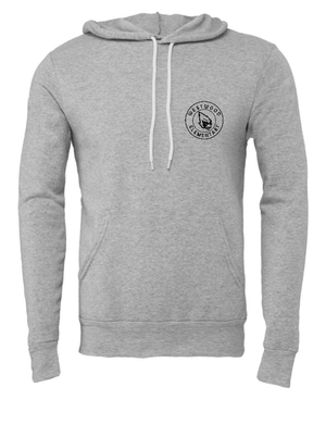 Custom Apparel - Screen Printing - Westwood Back to School - Adult Fleece Hoodie (Grey/ Dark Grey) - Westwood Back to School - 16415