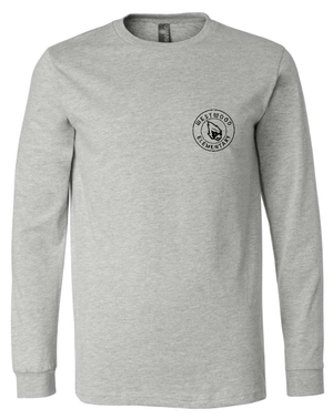 Custom Apparel - Screen Printing - Westwood Back to School - Adult Unisex Long Sleeve T-Shirt (Cardinal/Grey) - Westwood Back to School - 16415