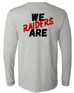 Custom Apparel - Screen Printing - Westwood Back to School - Adult Unisex Long Sleeve T-Shirt (Cardinal/Grey) - Westwood Back to School - 16415