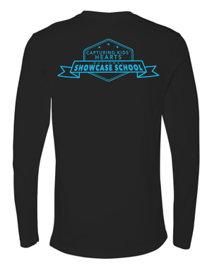 Custom Printed Apparel | Westwood Elementary - Unisex Long Sleeve Tee *White / Black / Baby Blue* - Westwood Elementary - 18177