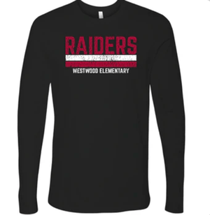 Custom Apparel - Screen Printing - Westwood & Oakwood PTO - Adult Unisex Westwood Long Sleeve T-Shirt - Westwood & Oakwood PTO - 14917