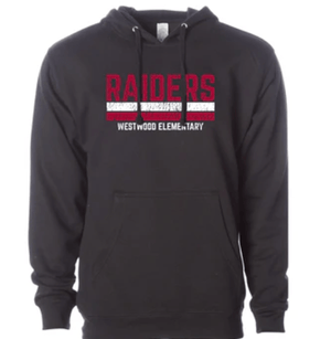 Custom Apparel - Screen Printing - Westwood & Oakwood PTO - Youth Westwood Hooded Sweatshirt - Westwood & Oakwood PTO - 14917