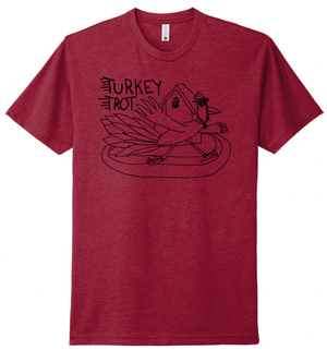 Custom Apparel - Screen Printing - Westwood Turkey Trot - Adult Unisex T-Shirt - Shirts & Tops - Westwood Turkey Trot - 14841