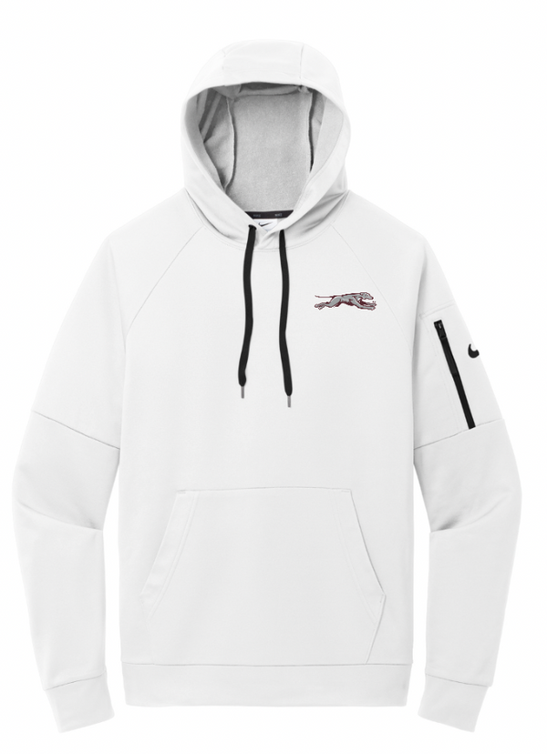 Eaton Rapids Schools | Nike White Therma-FIT Pocket Pullover Fleece Hoodie