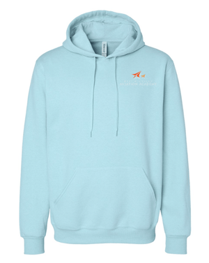 Custom Printed Apparel | WMAA Fall 25 - Premium Blend Hooded Sweatshirt *Cloud Heather / Navy* - WMAA Fall 25 - 18037