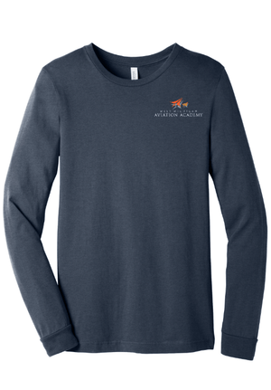 Custom Printed Apparel | WMAA Fall 25 - Unisex Long Sleeve T-Shirt *Navy / Carolina Blue* - WMAA Fall 25 - 18037