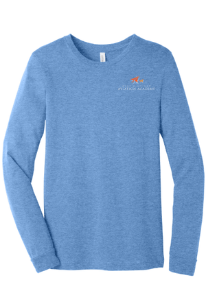 Custom Printed Apparel | WMAA Fall 25 - Unisex Long Sleeve T-Shirt *Navy / Carolina Blue* - WMAA Fall 25 - 18037