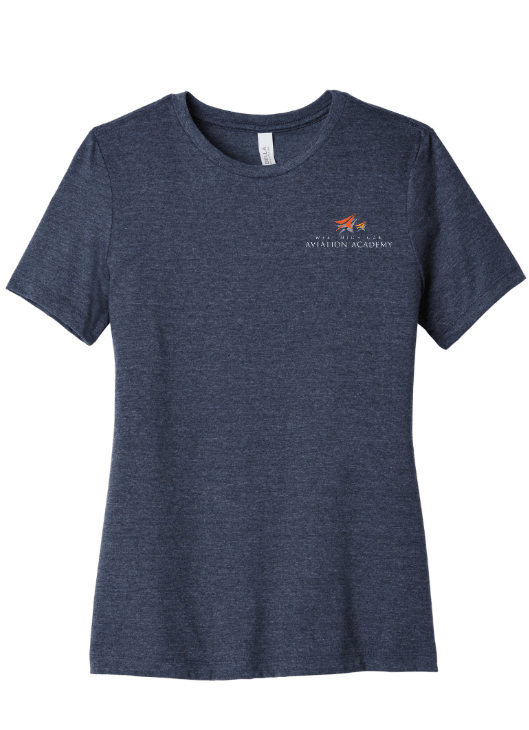 Custom Printed Apparel | WMAA Fall 25 - Women's Relaxed Fit Tee *Navy / Slate* - WMAA Fall 25 - 18037