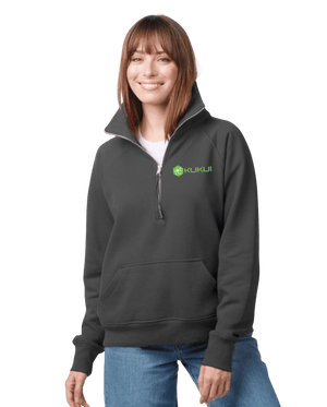 Custom Printed Apparel | Women's 1/2 Zip Sweatshirt | Kukui - Kukui