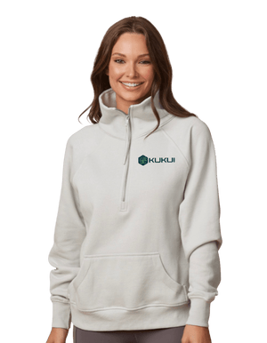 Custom Printed Apparel | Women's 1/2 Zip Sweatshirt | Kukui - Kukui