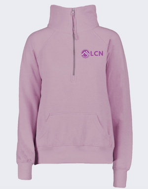 Custom Printed Apparel | Women's 1/2 Zip Sweatshirt | LCN Women - LCN Women